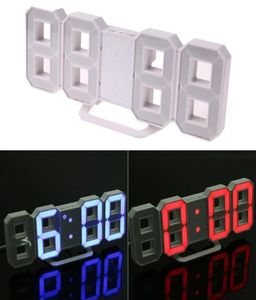 Nowoczesne zegarki Digital LED Table Stooze Zegar ściany 24 lub 12 -godzinny mechanizm wyświetlacza alarm Y2001094018172