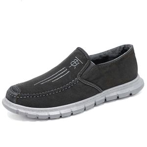 JSYC202 Mens slip on loafers boat shoes men knit male sneakers Men's Fashion Sneakers