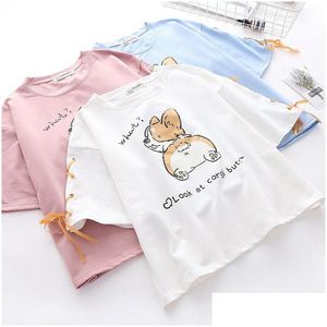T-shirty koszulki dla dzieci Toszciarki nastoletnie dziewczyny TEES Bawełniane okrągłe szyja lato Solid Drop dostawa dziecięce ubranie macierzyńskie OT5V8