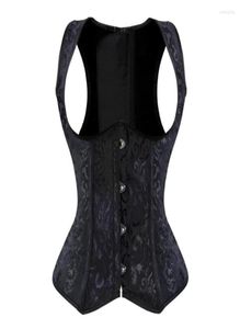 Bustiers Corsets Modellazione sexy del corpo gotico sotto il busto ricamato Jacquard Cincher Welistbands Lingerie4469767