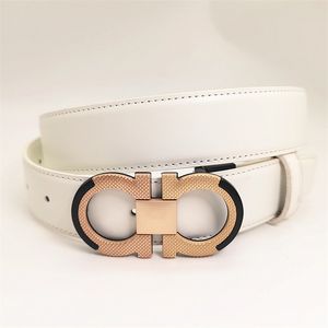 belts for women designer ceinture luxe belt men smooth multi belt body girdling implied wealth Lychee grain and bright face brand buckle Business style