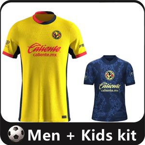 2024 2025 liga mx club america soccer jerseys r martinez giovani home away 3rd training vest 24 25 football men kids kit shirt fans Player version S-4XL