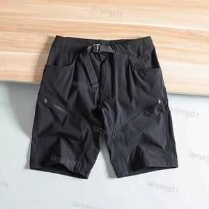 Shorts arco sports Companys calças soltas calças de moletom da moda tingido 3qgod