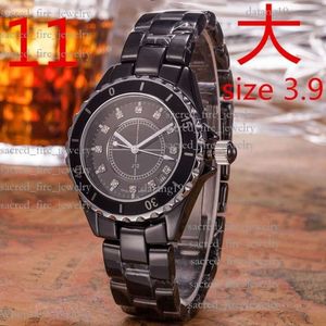 Chanells zegarek mechaniczny luksus designerka ceramiczna zegarek damski kwarc wodoodporny motyl para pieczę mody chanells trend luksus 477