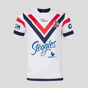 Mäns T-shirts 2024 Sydney Roosters Away Rugby Jersey-Herr Anpassade namn och nummerstorlek S-5xl T240531