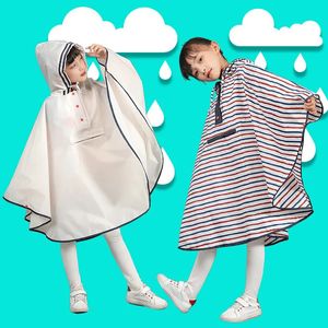 Moda Hafif Çocuk Çocuklar Yağmurluk Bebek Erkek ve Kızlar Yağmur Ceket Trenç Ponç Ceket Yetişkinleri Açık Yağmur Giyim Saati 240603