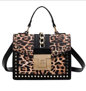 Famous Designer Handbag Leopard Print Leather Women Totes Messenger Bags Luxury Women039s Pouch Shoulder Bag Purses And Handbag8927626