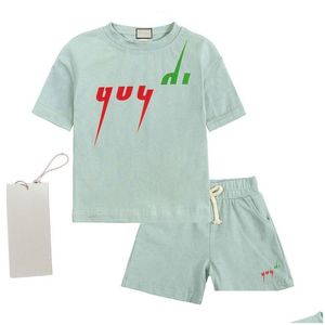 Clothing Sets 6 Styles Kids Clothes Designer Essential Boys Casual Baby Tracksuits Kid Girls Toddlers T-Shirts Shorts Infants Plover C Otnik