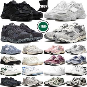 Designer 9060 Sneakers 2002r Running Shoes For Mens Womens 550 530 Quartz Grey 990 1906 Triple Black White Phantom Rain Moln Sea Salt Outdoor Men Trainers Sports Sport