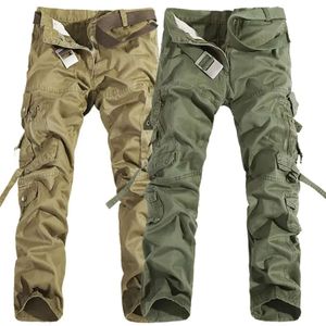 Men S Military Cargo Work Pants Casual Cotton Army Combat Trousers Multi Pockets Colors Sizes A A