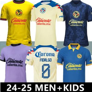Storlek S-4XL 2023 2024 2025 Liga MX Club America Soccer Jerseys R.Martinez Giovani Home Away 3rd Training Vest 24 25 Football Men and Women Shirt Fans Player