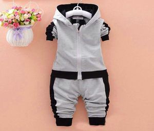 Autunno abbigliamento per bambini set per bambini a maniche lunghe Set di bambini con cappuccio Spazzante per bambini Abbigliamento per bambini Sump Abitaggio 7873436