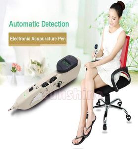 Electric Meridian Acupuncture Point Pen Automatisk meridan -detektordiagnos Acupunture Stimulation Massage Device för hemanvändning1575766