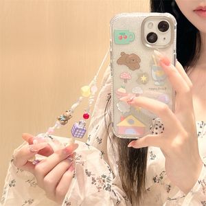 Cute Pink Dog Butterfly Suitable for iPhone 15 ProMax Apple