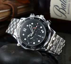 Zegarki na nadgarstki dla mężczyzn męskie zegarki Wszystkie tarcze Work Kwarc Watchuj wysokiej jakości najlepsza luksusowa marka chronografu