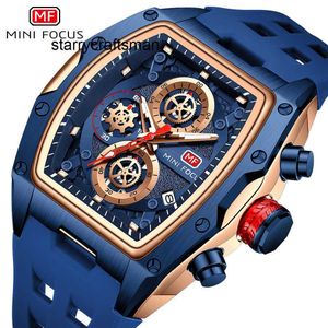 Multi-function Watch FOCUS Brand Racecourse Sports Style Wine Bucket Curved Hollow out Watch