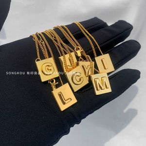 Designer Celins Halskette Mode Schmuck für Liebhaber Buchstabe Halskette Damen Stil Cool Mze6