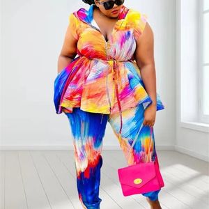 Wmstar plus size feminino roupas de duas peças moletom moleto