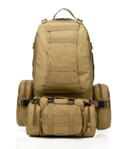 Ny 50L Molle Tactical Assault utomhus militära ryggsäckar ryggsäck campingväska stor 11Color Whole7834143