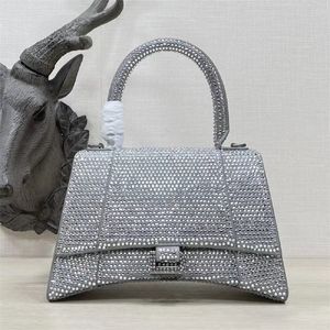Damskie męskie diamentowe torby designerskie torby moda łańcuch torebki crossbody clutch eventor torba luksusowa messenger podróż skórzana różowa torba na ramię
