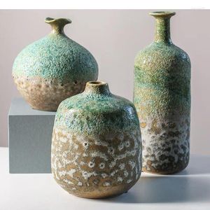 花瓶中国のセラミック花瓶ストア手作りのカラーフラワーアレンジメント水耕栽培アクセサリーハンディクラフト