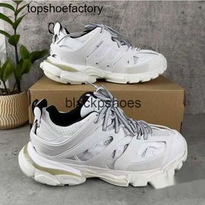Balencaiiga Balenicass女性Balenicass Men Brand Best-Quality Casual Luxury Shoes Triple White Sneekers Leather Trainer Nylon Printed Platform Trainers