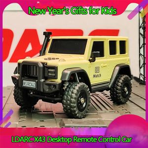 LDARC X43 RTR/BNR 1/43 Crawler RC Car Heltid 4WD Remote Control Mini Climbing Vehicle Toy Desktop Off Roader 240527