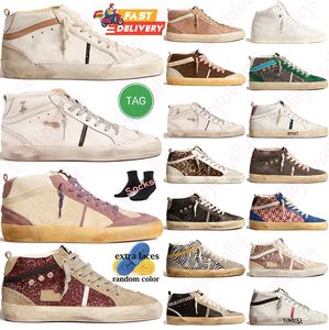 goooose New release Italy brands Shoes Mid sneakers high top slide star shoes women men goldenstar fashion luxury superstar leather platform trainers sports