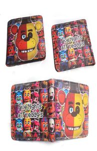 Animation Cartoon Five Nights at Freddys Wallet Game Sweet Bear Pu Leather Short Wallet Creative Gift for Kids Students Purse8393265