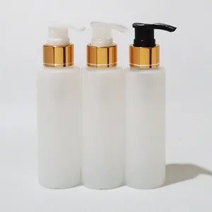 Depolama Şişeleri 30pcs 100ml PE Sıkıştırma Şişesi Kozmetik Vücut Losyon Konteyneri Altın Gümüş Alüminyum Pompa Şampuan Sıvı Sabun