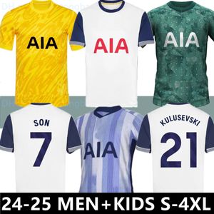 23 24 24 25 Son Maddison piłka nożna 2024 2025 Richarlison Football Shirt Perisic Lenglet Romero Kulausevski Bentancur Richarlison Kane Vicario Player Men Kids 4xl 4xl