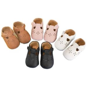 Pierwsze Walkers Sneakers 2024 Baby Mary Jane Moccasis - Skórzane miękkie buty dziecięce odpowiednie dla noworodków niemowląt i małych dzieci WX5.31