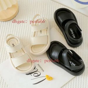 Children Boys Girls Fashion Pure Color Hook Baby Soft Breathable Shoes Kids Summer Beach Sandals 230626