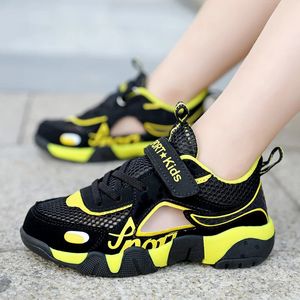 Barn pojkar sport mode mesh andningsbara skor för barn tennis casual sneakers childrens pojke som kör 12 år vandrande sko 240518