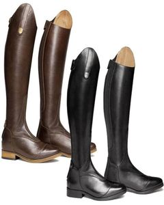 ركوب Boots High Boots Horse Rider Leather Shoes Equestrian Long Bootcut Rider Wide Shaft Medieval for Women CX2008218557923