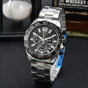 tag heure F1 series watch Top Luxury tag Watch Chronograph 42mm Watches All steel strap Men sapphire dial Wristwatches 92a9