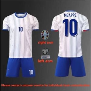 2024 Euro Cup Jersey MBPPE Maglie da calcio francesi Griezmann Pavard Saliba Kante Pavard Maillot Giroud Dembele Kit Kit Women Men Football Shirt 9be