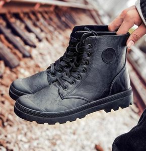 Foto de rua da moda de outono calçados 50 de primavera masculino Casual Sapatos ao ar livre outono Martin Boots Men Winter Tornozelo Boots2193968