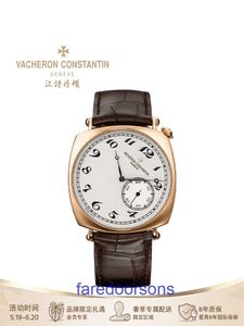 Jiang Shidanduns Historical Masterpiece Manually Chained American 1921 Pink Gold White dial Watch Male 82035 With Gift box