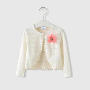 Cardigan Waistcoat Spring Autumn Baby Knitted Cardigan Sweater Clothes Sweater Coat Long Sleeve Outwear Thin Cotton Cardigan For Girls LZ305 WX5.31