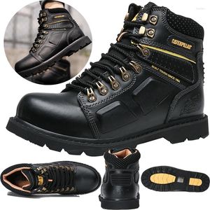 Fitness Shoes Men's And Women's Hiking High-quality Leather Work Boots Outdoor Motorcycle Casual Sports Driving Shoe