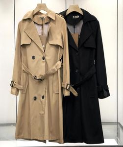 75 Bu Brand designed women039s Classical Trench Coats doublebreasted windbreaker medium style autumn winter coat 121041870425