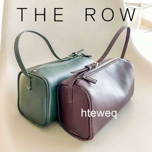 Luksusowy projektant The Row Clutch Underbe torebki Women Trade Tote Torby na ramię Męskie Skórzane kwadratowe torba na lunch Lady Maseup Makeup Crossbody torebki