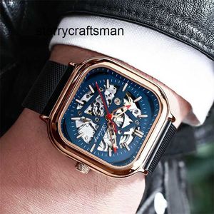 Richam luksusowy zegarek w pełni automatyczny mechaniczny 2023 SWISS Square Watch Brand