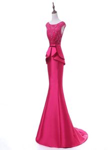 Nowy pojazd elegancki sukienki na imprezę Długie sukienki Vestido de festa syrena koralika koronkowa długa suknia Vestido de festa longo6485770