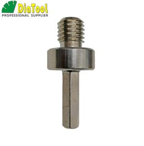 Diatool 1pcpk byte trådkonverterare för M14 eller 58quot11 manlig tråd till 38 hexagon shank diamant core bit för hand borr eller9942013