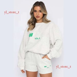 Designer White Women Fox Tracksuits Two Pieces Short Sets High Brand Fashion Letters Female Hoodies Hoody Pants With Sweatshirt Loose T-Shirt Sport Woman Set 0072