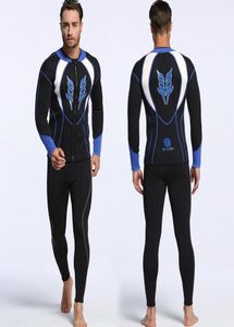 2017 Säljer Men039S 3mm Professional Diving Wetsuit Jacket Lång ärm 2mm Snorkling Surfing Diving Pants2483551