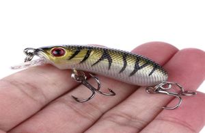 Hengjia Fishing Lure 100pcs Crank 5cm 7g Topwater Wobblers Swim Jig Bait釣り釣り釣りタックル27179165030