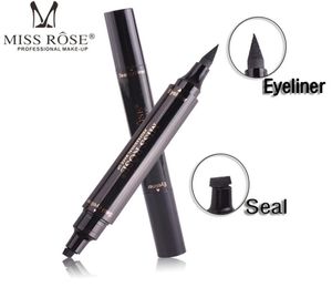 New Miss Rose Brand Eyes Liner Make Up Pencil Matita Black Black Black Doppio Trugno Doppionali Eyeliner Pencil1896969